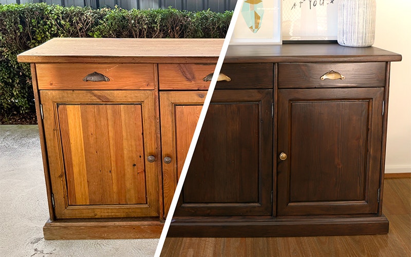 How To Revive An Old Wooden Buffet