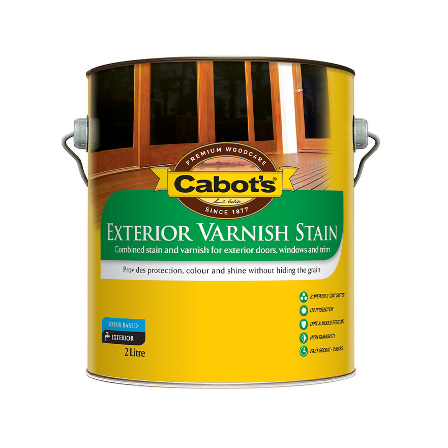 Cabot�s Exterior Varnish Stain Maple 2L Inspirations Paint