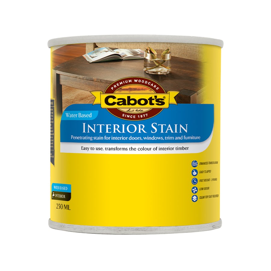 Cabot's Interior Stain Water Based Walnut 250ml