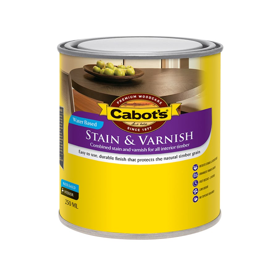 Cabot's Stain & Varnish Water Based Gloss Cedar 250ml