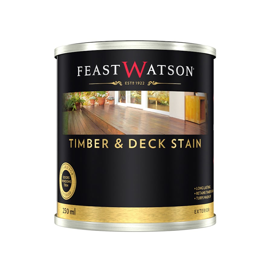 Feast Watson Timber & Deck Stain Black Japan 250ml