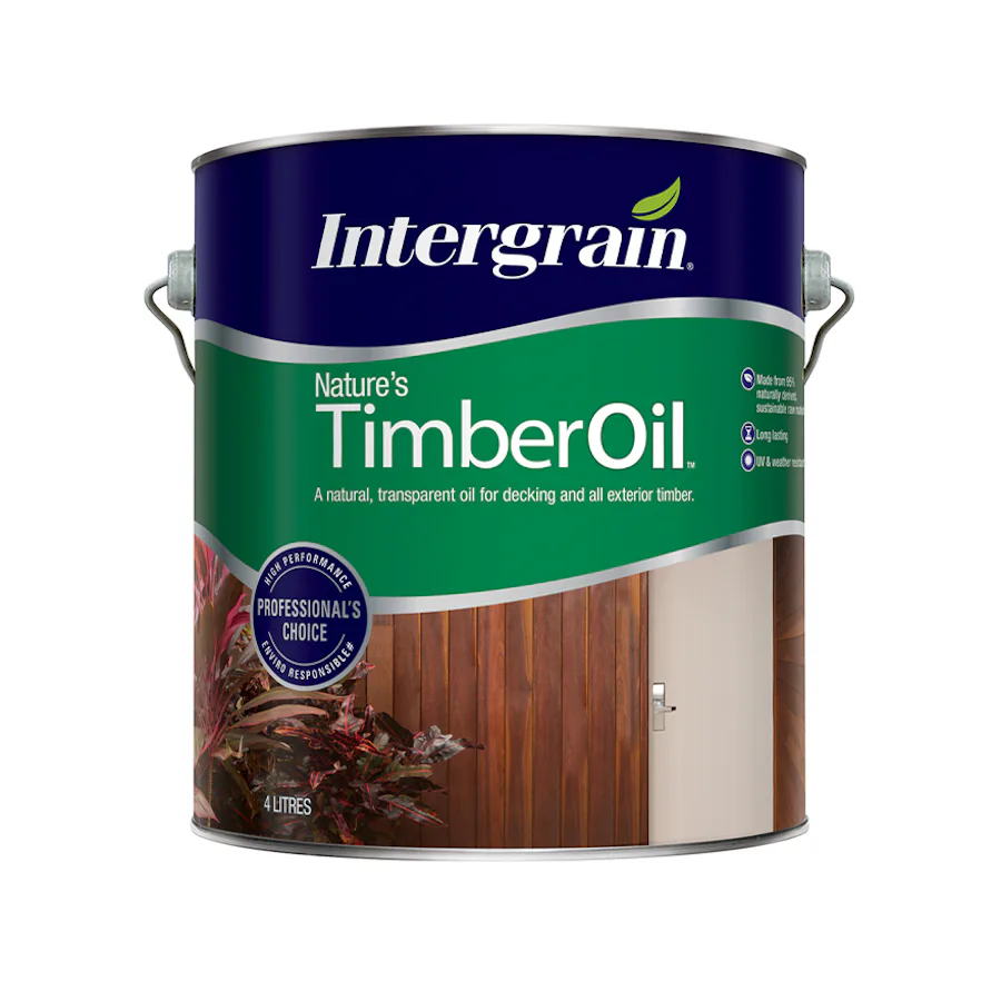 Intergrain Nature's Timber Oil Natural 4L - Inspirations Paint