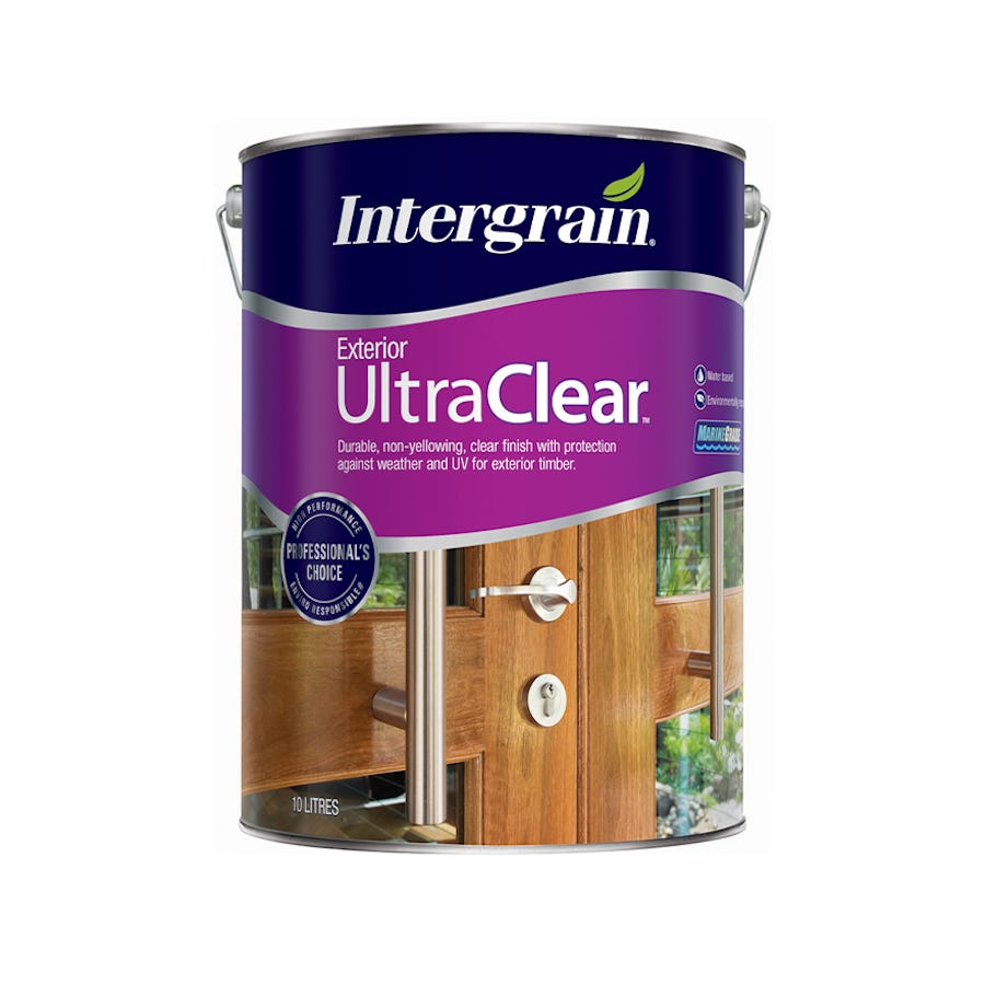 Intergrain UltraClear Exterior Timber Finish Satin 10L