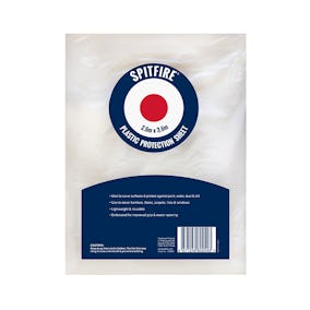 Spitfire Lightweight Plastic Protection Drop Sheet 2.7m x 3.6m