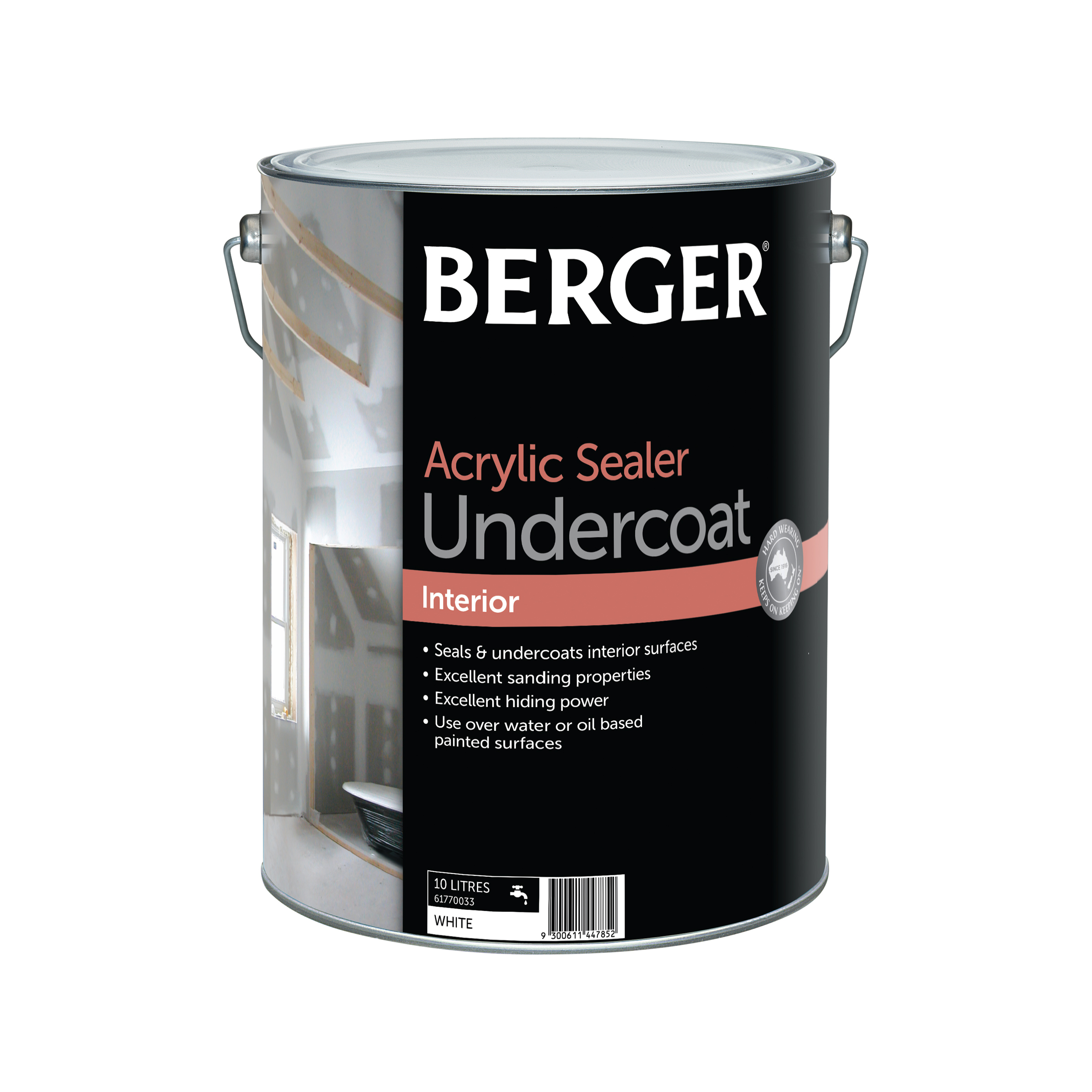 Berger Acrylic Sealer Undercoat White 10L Inspirations Paint