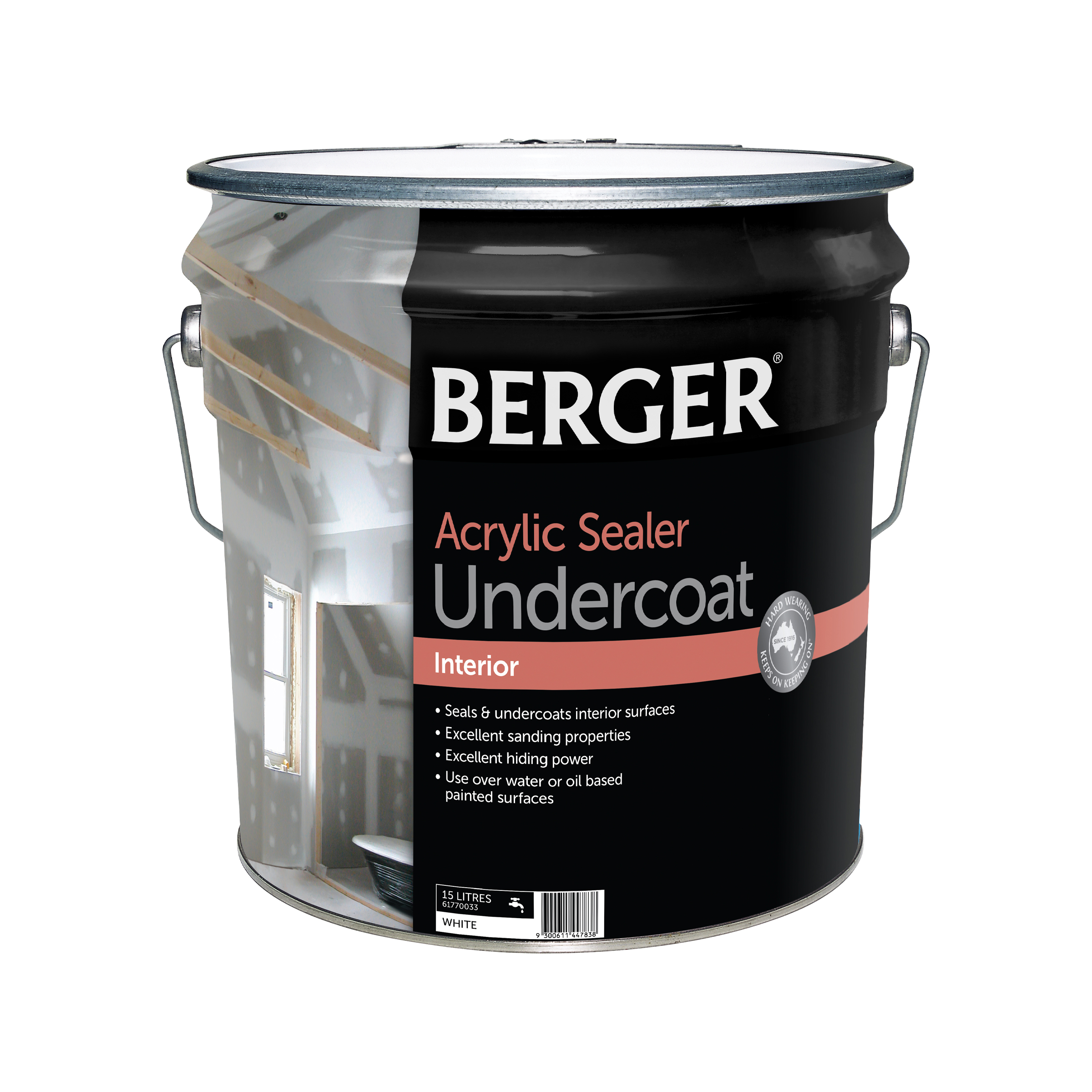 Berger Acrylic Sealer Undercoat White 15L Inspirations Paint