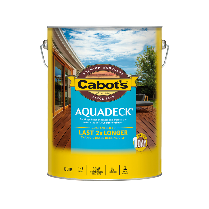 Cabot's Aquadeck Merbau 10L Inspirations Paint