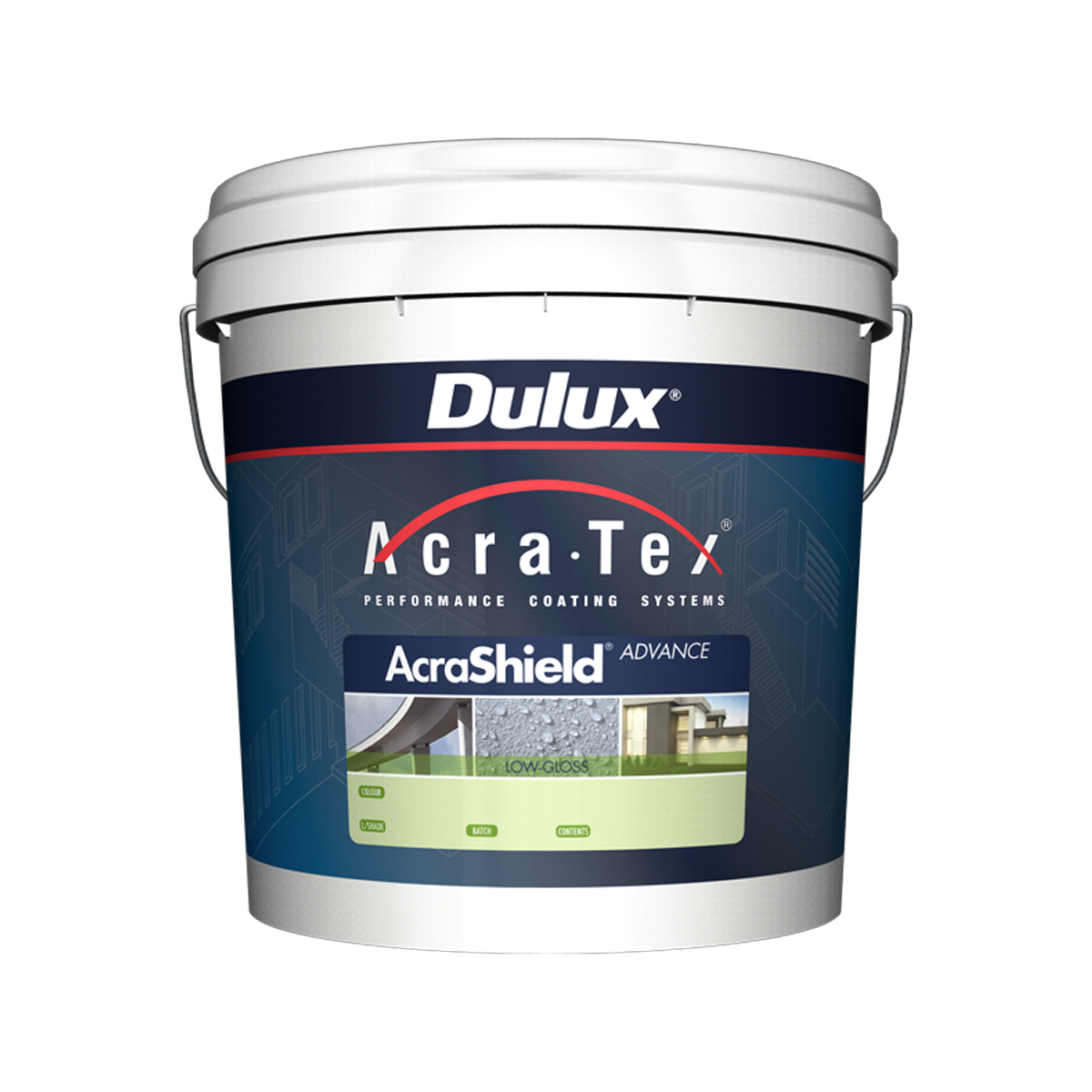 Dulux AcraTex AcraShield Advance Low Gloss Extra Bright Base 15L