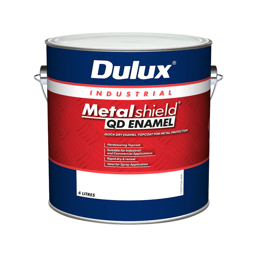 Dulux Metalshield QD Enamel Topcoat Signal Red 1L - Inspirations Paint