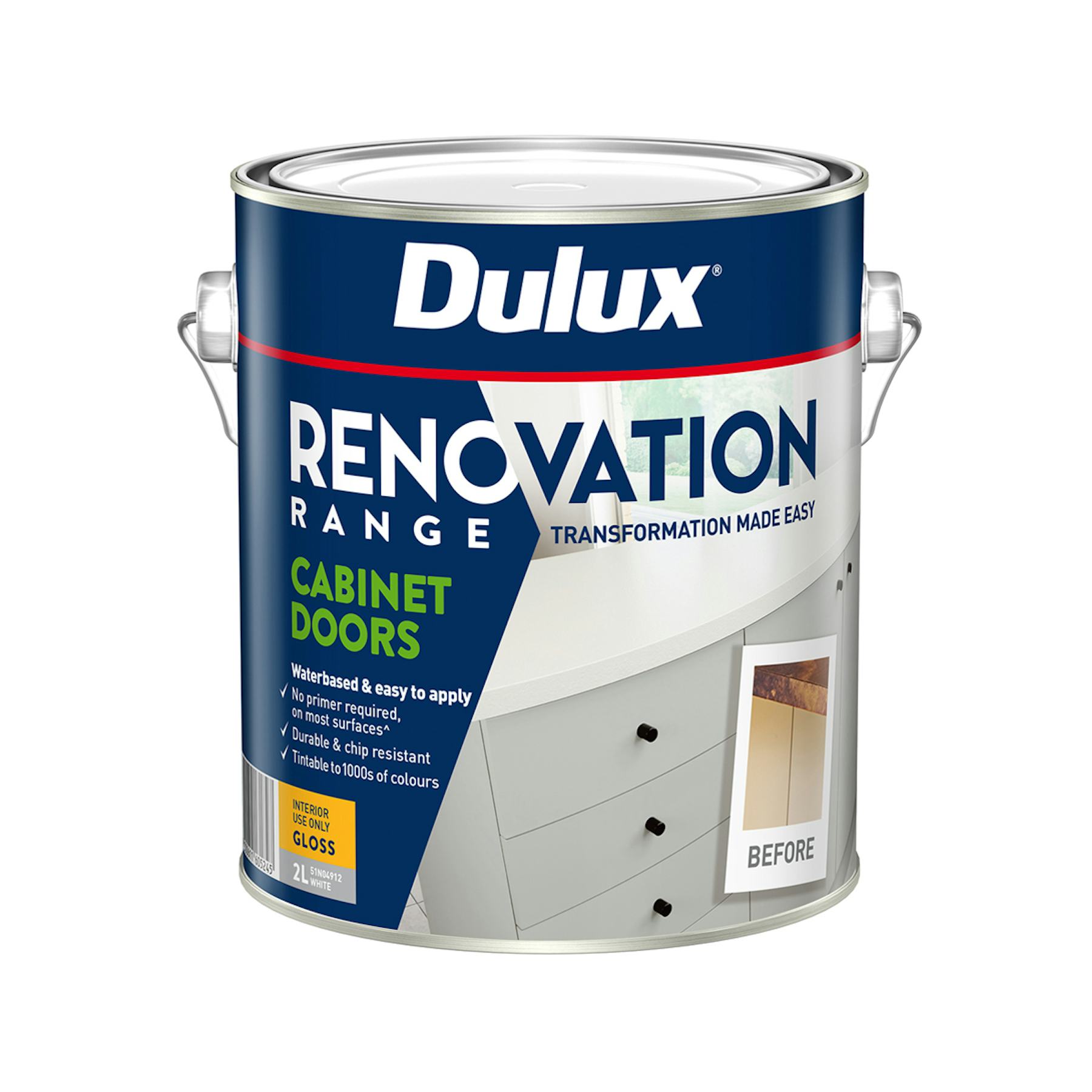 Dulux Renovation Cabinetdoors Gloss White 2l ?w=900&h=900&auto=format&dpr=2&q=50