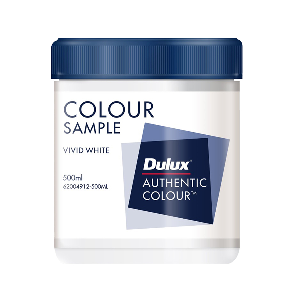 Dulux Sample Pot Vivid White 500ml - Inspirations Paint