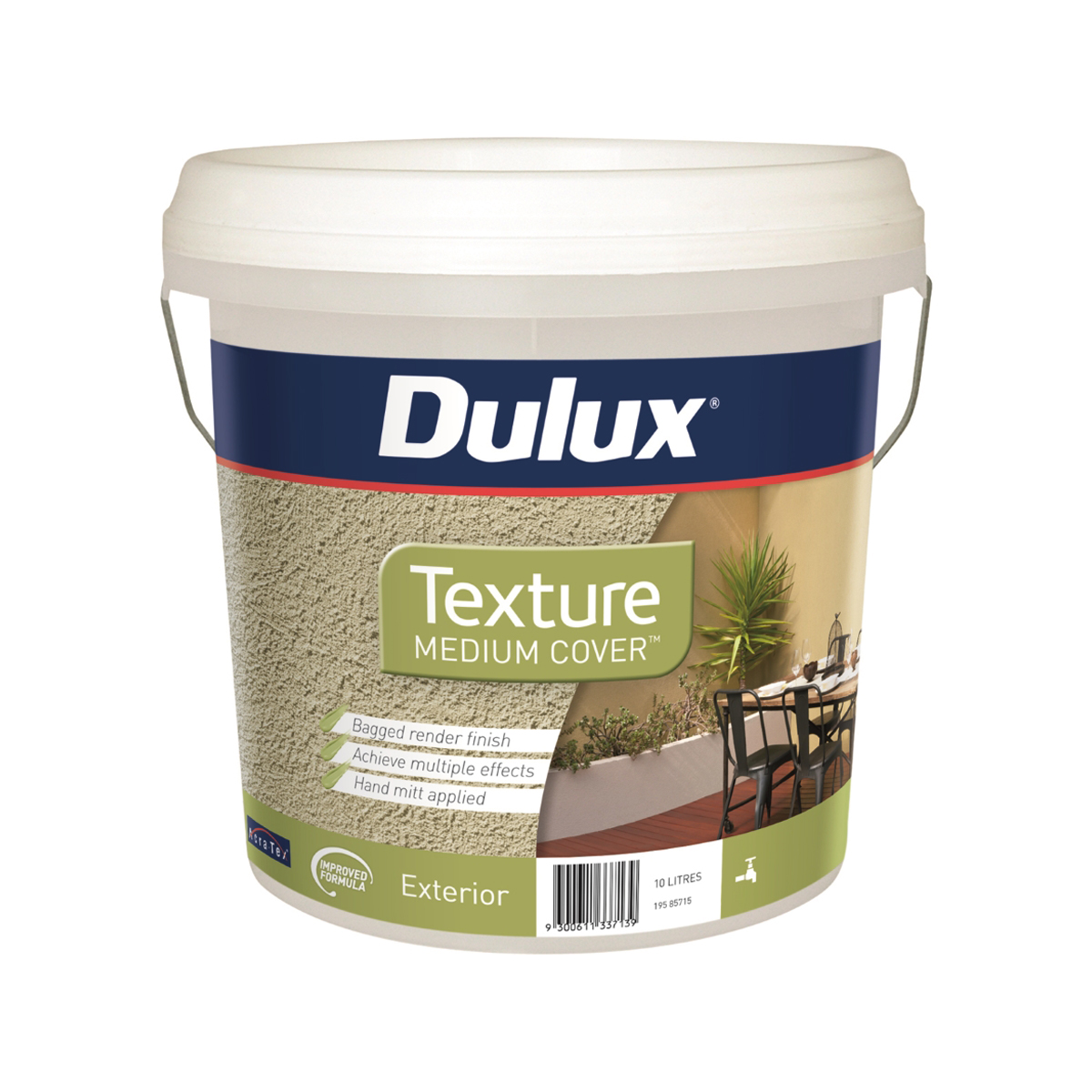 Dulux Texture Medium Cover 10L Inspirations Paint