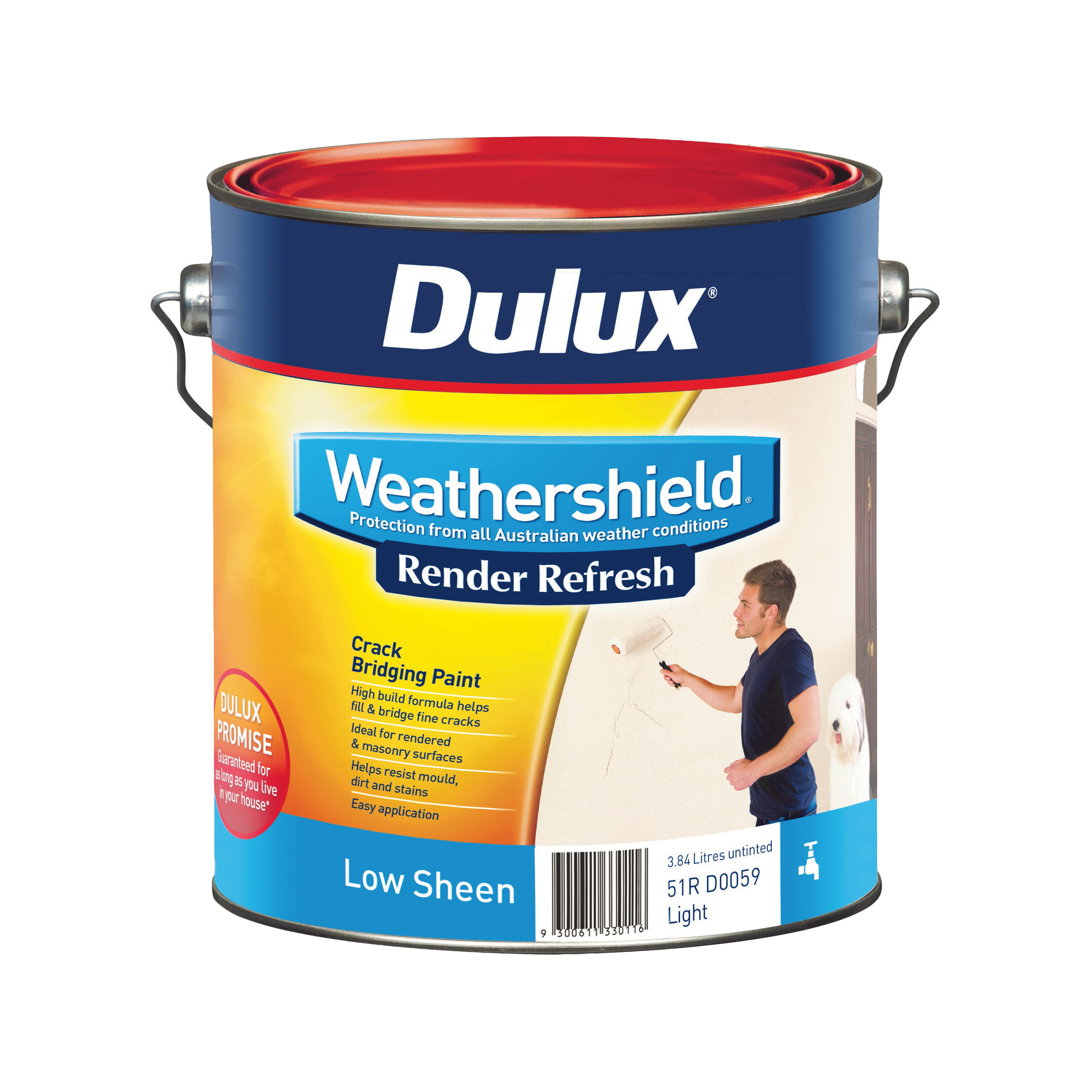 Dulux Weathershield Render Refresh 4L Inspirations Paint
