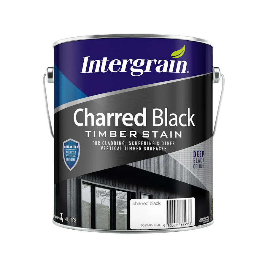 Intergrain Charred Black Timber Stain 4L - Inspirations Paint