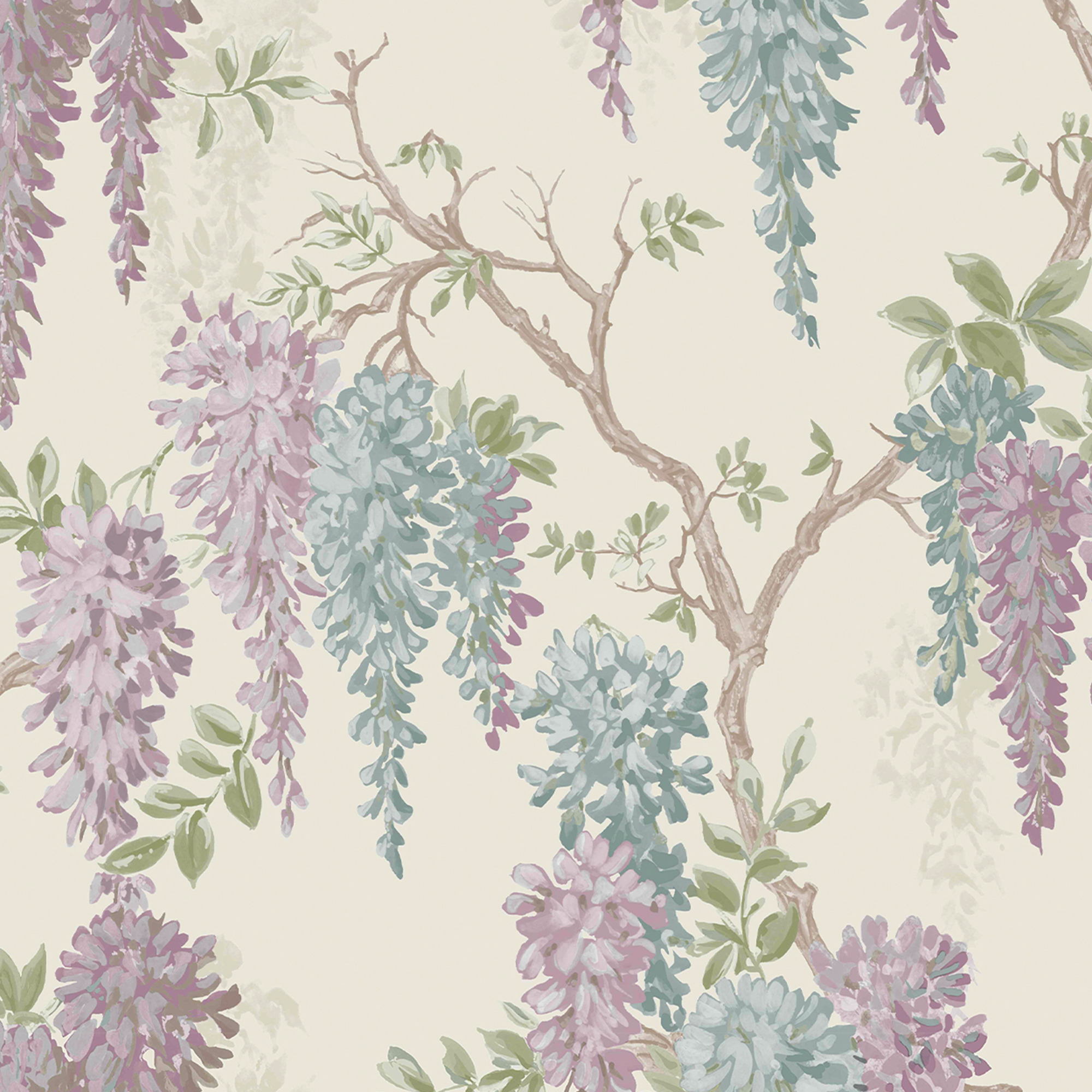 Laura Ashley Wisteria Garden Duck Egg Wallpaper Inspirations Paint