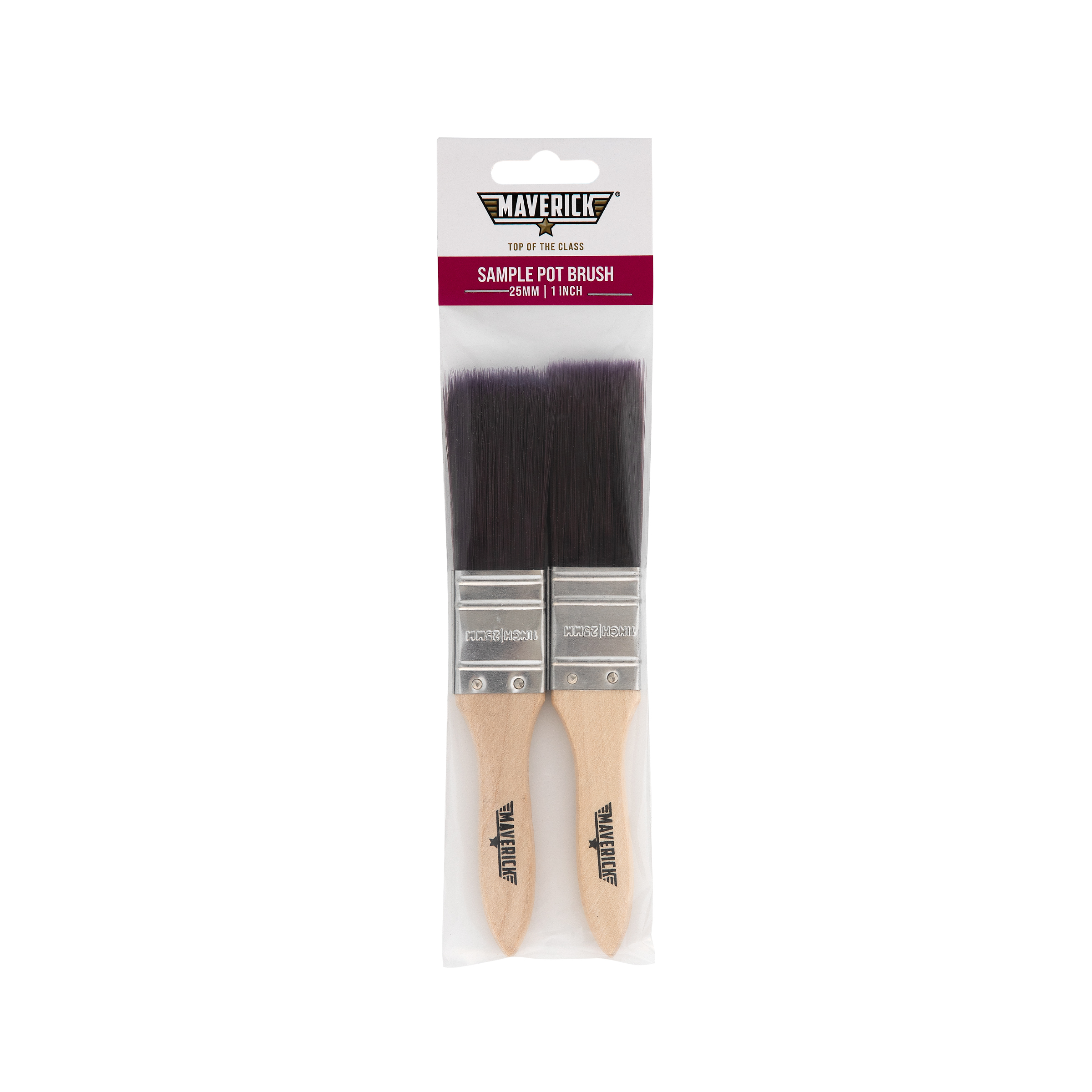 maverick-samplepotbrushes-25mm-2pack