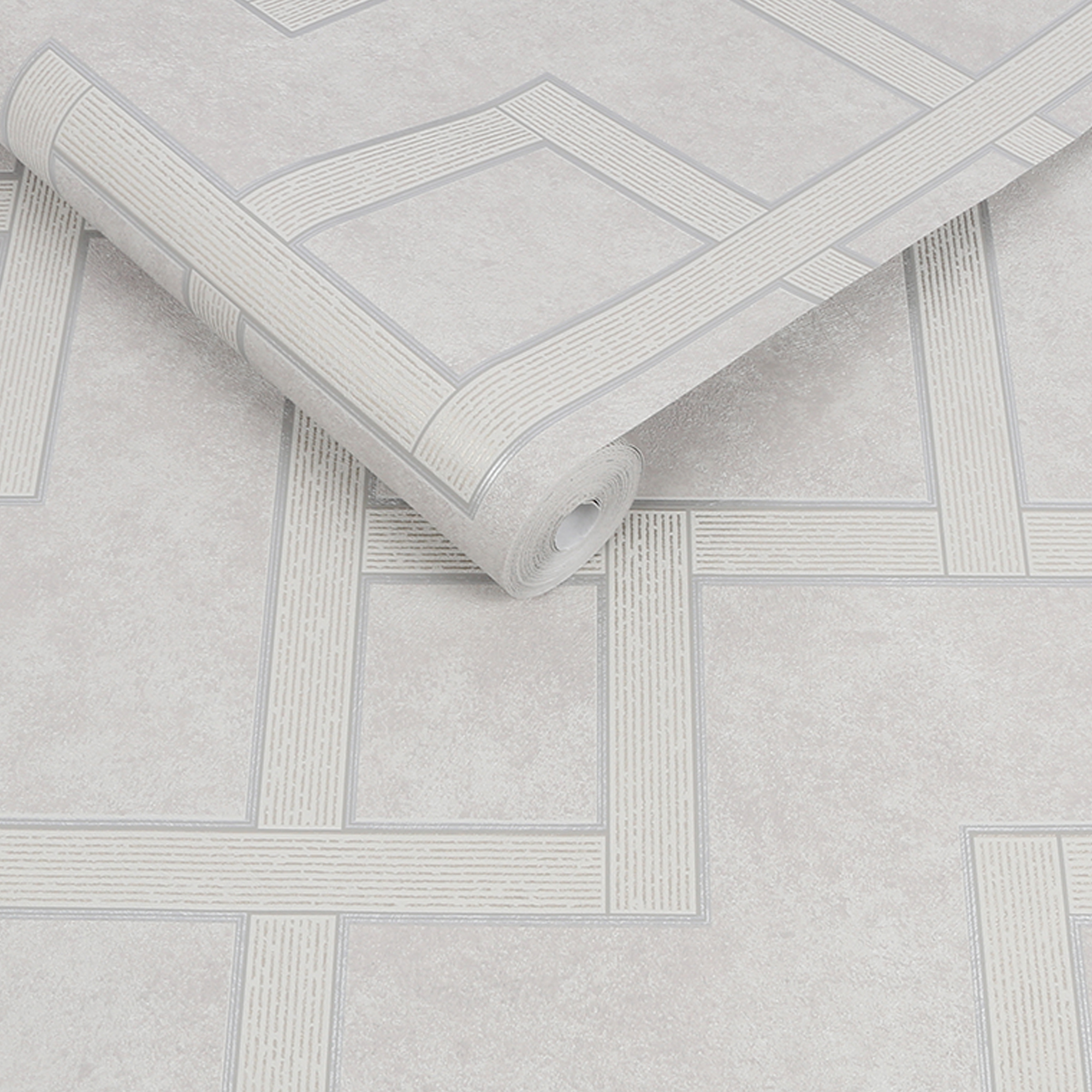 Opulence Gilded Greek Key Pearl Wallpaper Inspirations Paint