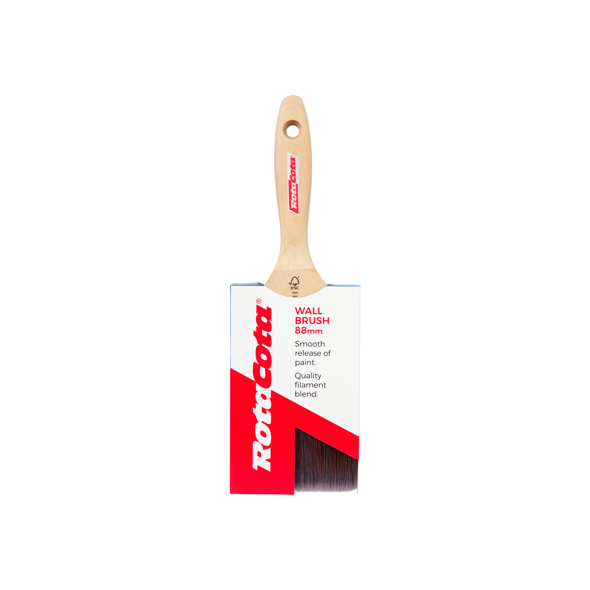 RotaCota Red Wall Brush 88mm Inspirations Paint