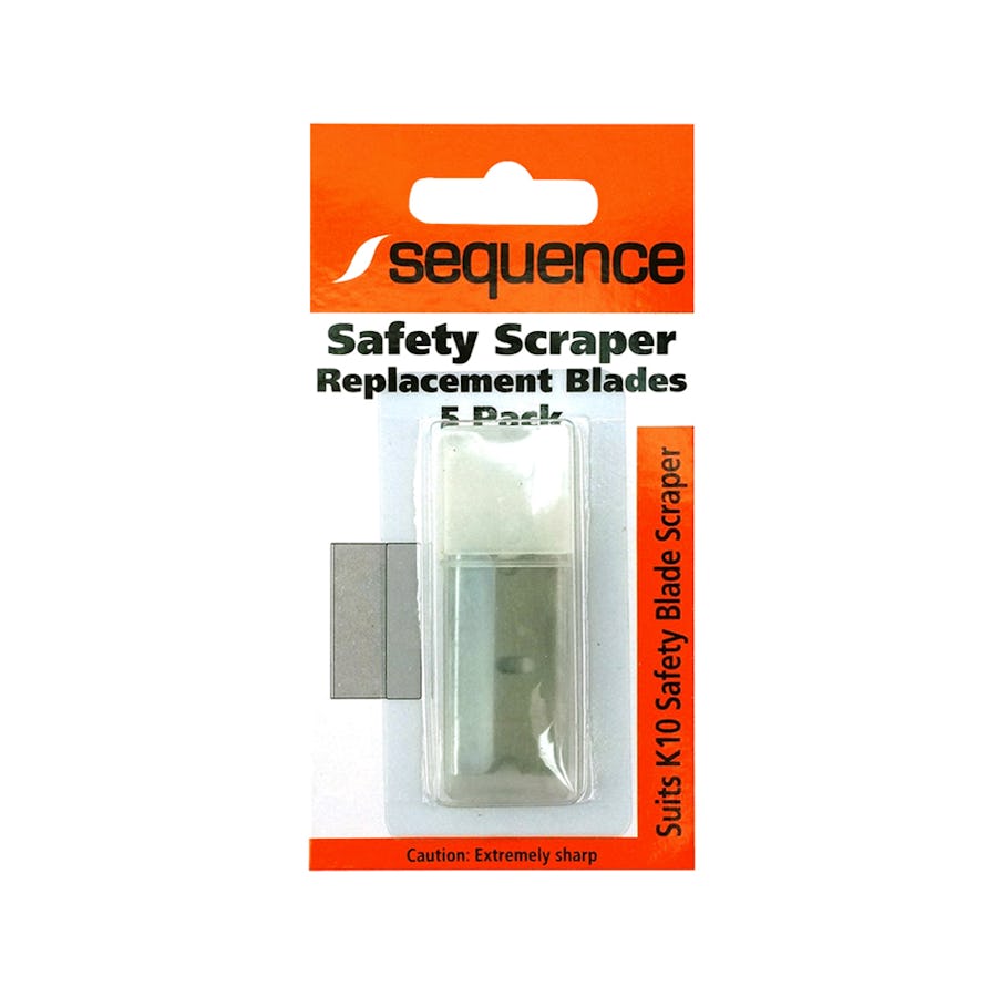 Sequence Safety Blade Scraper Blades 5 Pack